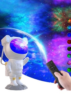Buy Astronaut Light Projector Galaxy Projector for Bedroom Star Projector with Moon Lamp Night Light for Kids Room Decor Party and Gift in UAE