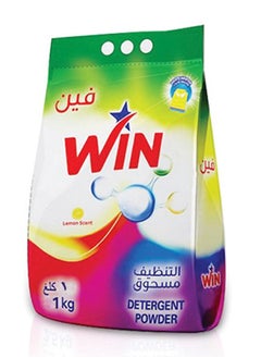 Buy Superior Detergent Washing Powder for White and Coloured Clothes - Lemon Scent 1KG in UAE