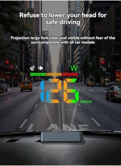 Buy Car HUD Head-up display Car status display Multi-function speedometer High-definition instrument display in Saudi Arabia