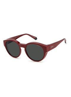 Buy Unisex UV Protection Oval Sunglasses - Pld 9017/S Burgundy 55 - Lens Size 55 Mm in UAE