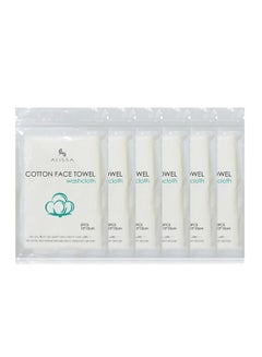 Buy 6 Packs 100% Cotton Multipurpose Hygienic Disposable Soft Beauty Face Personal care Towel Cotton Pad Wet Wipes Masks Facial tissue Skin-friendly Travel Office Home Each Contains 5 Pieces in UAE