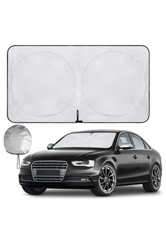 Buy Oasisgalore Car Windshield Sunshade Sun Blocker Reflective UV Spray Protection for Car Interior Foldable Portable Sunshade Cover Reflect Heat in UAE