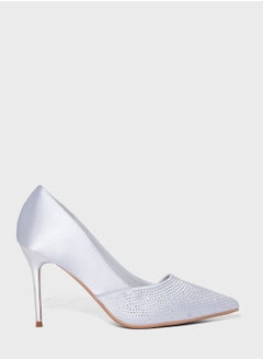 Buy High Heel Glitter Pointed Pump in Saudi Arabia