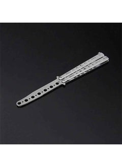 Buy Foldable Comb Stainless Steel Practice Training Butterfly Knife Comb Styling Tool in UAE