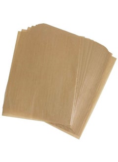 Buy Sandwich Paper Brown Greaseproof Wrap 50 Pieces in UAE