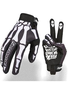 Buy Breathable Skeleton-Paw Motorcycle Gloves for Men & Women, Cycling and Dirtbike ATV MTB Motocross Racing Glove in Saudi Arabia