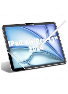 Buy [2 Pack] Paper Screen Protector for iPad Air 11-inch (M2) 2024, Anti-Glare Matte Anti-Fingerprint Bubble Free, Face ID & Pencil Pro Campatible in UAE