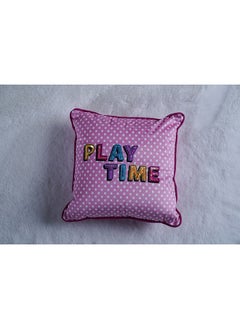 Buy Play Time Filled Cushion 30x30 Cms   Pink in UAE