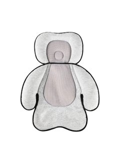 Buy Baby Stroller Full Body Seat Cushion, Infant Head & Body Support Cushion, Toddler Extra Soft Seat Pad Neck Support, Baby Car Seat Insert for Newborn and Toddler 0-12 Month (Grey) in UAE