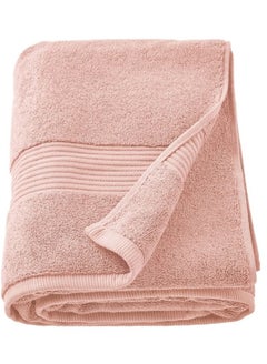 Buy Bath sheet light pink 100x150 cm in Saudi Arabia