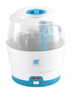 Buy Generic Baby Bottle Sterilization System Bottle Steam Sterilizer for Baby Bottles and Pacifiers BPA Free, Large Capacity for up to 6 Bottles, Achieves 99.99% Sterilization in 8 Minutes in UAE