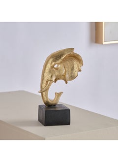 Buy Wren Polyresin Elephant Head Decorative Accent 16 x 20.5 x 9 cm in Saudi Arabia