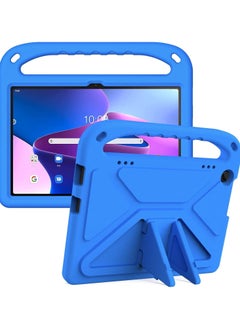 اشتري Compatible with Lenovo Tab M10 3rd Gen 10.1 inch (TB-328FU/TB-328XU) 2022 Kids Tablet Case - EVA Lightweight Shockproof Dropproof Handle Kickstand Protective Cover (Blue) في السعودية