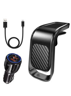 Buy Car Holder Magnetic with installed on the conditioner and car charger and Micro USB cable in Saudi Arabia