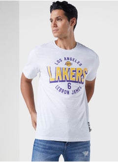 Buy NBA Lebron James Los Angeles Lakers T-Shirt in UAE