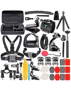 Buy Rovyfota 58-In-1 Action Camera Accessory, Upgraded Version Camera Accessories, Action Accessories Kit Compatible Gopro Hero 10 9 8 Insta360, DJI Osmo Action, AKASO Action Camera Etc in Saudi Arabia