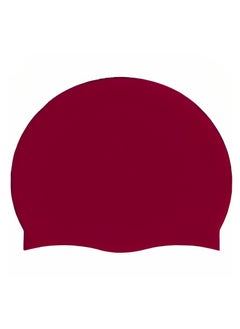 Buy Premium Silicone Swim Cap for Women Men and Kids - 100% Silicone Comfort Strech and Lightweight - Great for Long Hair and Short Hair - Keeps your hair Dry - (Available in 6 Colours) in Saudi Arabia