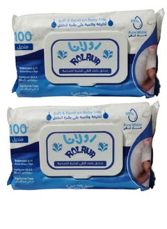 اشتري 2 pieces of  Water Wipes2X 100 wipes. في السعودية