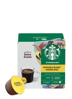 Buy Nescafe Dolce Gusto Starbucks Veranda Blend Americano 102 GM in UAE