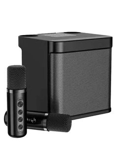 Buy Portable Bluetooth Speaker, Karaoke Machine for Adults/Kids with 2 Wireless Microphones, Portable Bluetooth Karaoke Speaker PA System in UAE