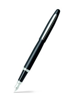 Buy Sheaffer® VFM Matte Black with Chrome trims Fountain Pen - Medium in UAE