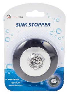 Buy Home Pro Kitchen Sink Bath Tub Stopper Plug 75mm/50mm Silver in UAE