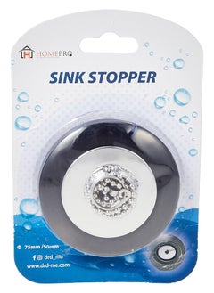 Buy Home Pro Kitchen Sink Bath Tub Stopper Plug 75mm/50mm Silver in UAE