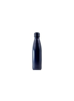 Buy Insulated stainless steel water bottle 500ml,double wall reusable vacuum thermal water flask, leak proof sports bottle, keeps hot drinks and cold drinks . blue in Egypt