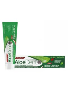 Buy Aloe Vera Triple Action Toothpaste Minty Fresh 100ML in Saudi Arabia