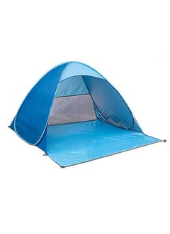 Buy Outdoor Beach Tent Set Double Automatic Pop Up With Bag camping Hiking Dessert Travel in UAE