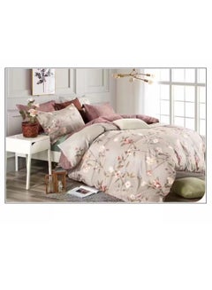 Buy Single Size Duvet Cover Sets classic Pattern Bedding cover Set (1 Duvet Cover 160 * 210 CM +Fitted bed sheet 120x200 * 30CM +2 Pillowcases) in UAE