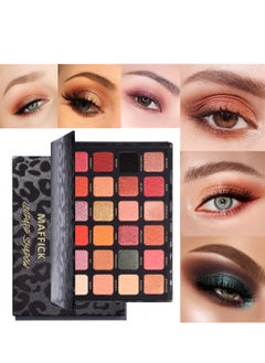 Buy MAFFICK 24-Color Leopard Eyeshadow Palette - Color Changing Pearl Light, Matte Finish, Long-lasting Makeup in UAE