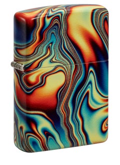 اشتري Zippo 48612 49193 Colorful Swirl Design Glow in the Dark 540 Color Windproof Lighter في الامارات