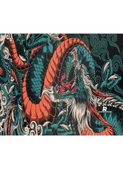 Buy Japanese Dragon Large Gaming Mousepad Keyboard Gamer Mouse Pad on The Table Speed Desk Mat Anime 300 * 250 * 3mm Mouse Mats in Saudi Arabia