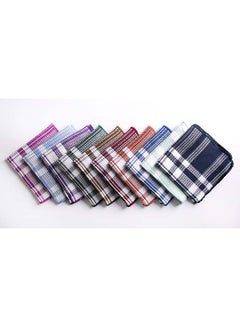 Buy 10-Piece Multi Purpose Fabric Highly Absorbent Quick Dry Kitchen For Every Day Cleaning Towel Set 33x33 cm in UAE