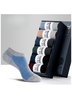 اشتري 6 Pairs Of Boxed Men's Casual Breathable Short Socks في الامارات