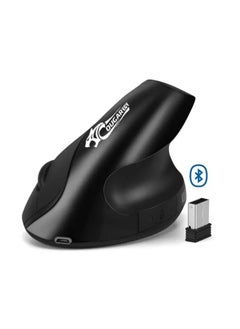 Buy COUGAREGY E1900 Vertical Dual-Mode Wireless / Bluetooth Rechargeable Mouse - 1600 DPI - For PC / Laptop in Egypt