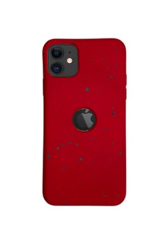 Buy New Dotted Design Glow Feel PKK Silicone Case for iPhone 11 Red in UAE