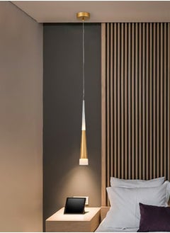 Buy LED Ceiling Light with 3 Lighting Levels - 6961-GD LED Pendant Light Dimmable Ceiling Light Elegant Ceiling Lighting Suitable for Bedrooms, Living Rooms, Dining Rooms, Entryways in Saudi Arabia