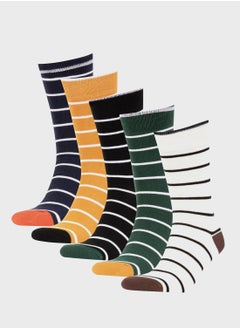 Buy Man 5-Pack High Cut Cotton Socks in UAE