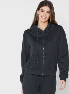 Buy Essential Zip Through Hoodie in UAE