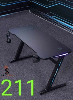 Buy Gaming Desk with Headset Hook Cup Holder Size 120 Centimeters in UAE