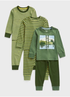 Buy Youth 3 Pack Assorted Pyjama Set in UAE