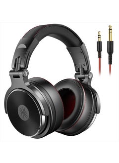 اشتري Pro 50 Wired Over-Ear Headset with Mic and 50mm Driver Unit for Studio Monitoring Mixing Sound Gaming Black في السعودية