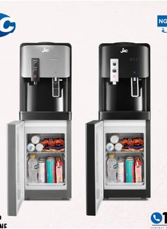 Buy Jack water dispenser, 2 taps, hot and cold, equipped with a refrigerator in Egypt