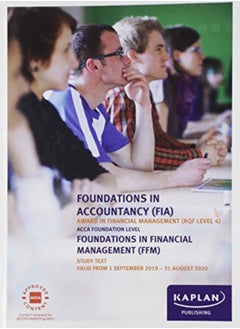 اشتري FOUNDATIONS IN FINANCIAL MANAGEMENT - STUDY TEXT في الامارات