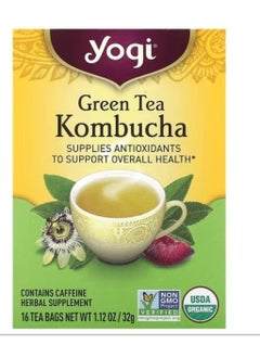 Buy Kombucha Green Tea Bags, 16 bags in UAE