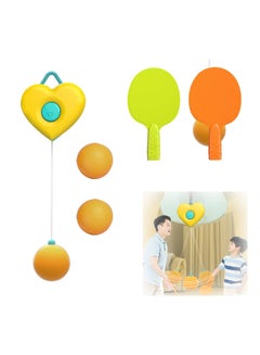 Buy Table Tennis Self-training - Suspended Ping Pang Trainer Toy For Kids | Table Tennis Exerciser Family Activity, Adjustable Trainer Rapid Rebound Training Toy in UAE
