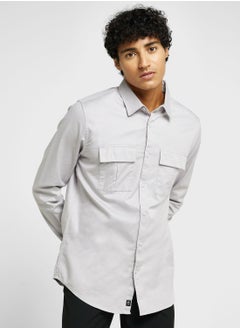 اشتري Thomas Scott Cotton Twill Classic Slim Fit Opaque Casual Shirt في الامارات