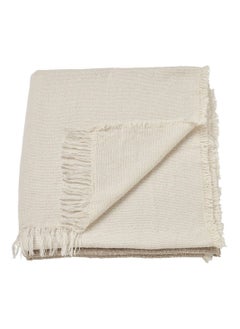 اشتري Throw offwhite/beige 130x170 cm في السعودية